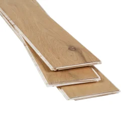GoodHome Parquet contrecollé clipsable Visby bâtons rompus en chêne huilé blond- Parquet Contrecollé|Voir Tous Les Parquets