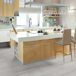 Décoweb Sol Stratifié<Parquet flottant Stratifié - Cuisine et salle de bain - Lames larges - Chêne Gotland - Paquet de 1,507 m²