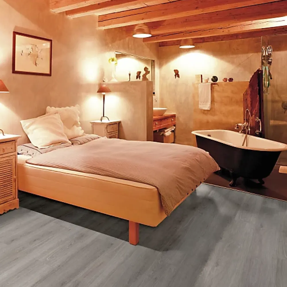 Décoweb Parquet flottant Stratifié - KronoSwiss Noblesse V4 - Chêne New York 5G - Paquet de 2,131 m²- Sol Stratifié