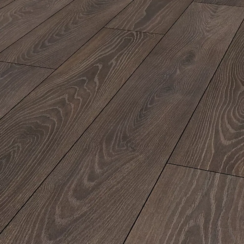 Décoweb Parquet flottant Stratifié - Cuisine et salle de bain - Lames larges - Chêne Cocoa - Paquet de 1,507 m²- Sol Stratifié