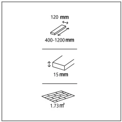 GoodHome Parquet Massif|Voir Tous Les Parquets<Parquet massif à clipser Skara M en chêne huilé brun
