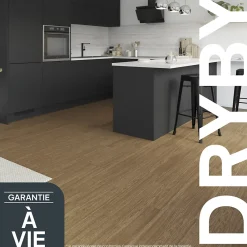 GoodHome Parquet massif à coller Dryby M en frêne huilé blond compatible pièces humides- Parquet Massif|Voir Tous Les Parquets
