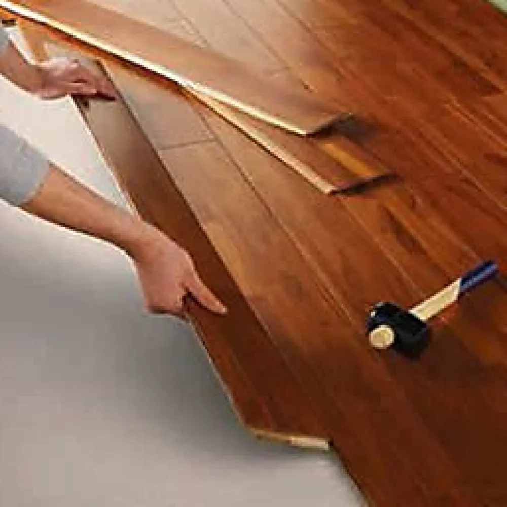 Parquet massif à coller en teck finition vernis mat coloris brun l.12 x ép.1,2 cm- Parquet Massif|Voir Tous Les Parquets