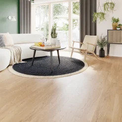 GoodHome Parquet massif à coller Lulea XL en chêne huilé naturel- Parquet Massif|Voir Tous Les Parquets