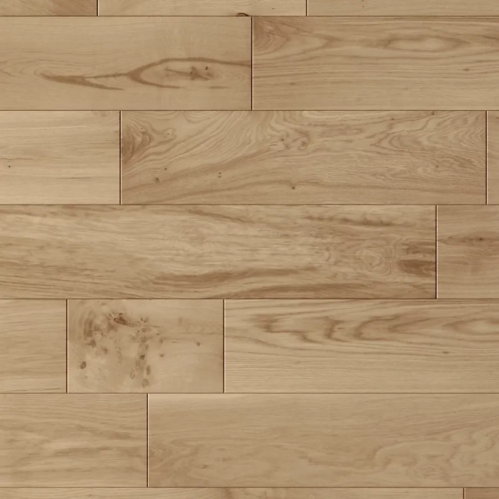 GoodHome Parquet massif à coller Lulea XL en chêne huilé naturel- Parquet Massif|Voir Tous Les Parquets