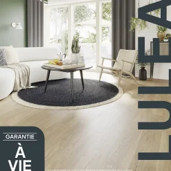 GoodHome Parquet massif à coller Lulea XL en chêne huilé naturel- Parquet Massif|Voir Tous Les Parquets
