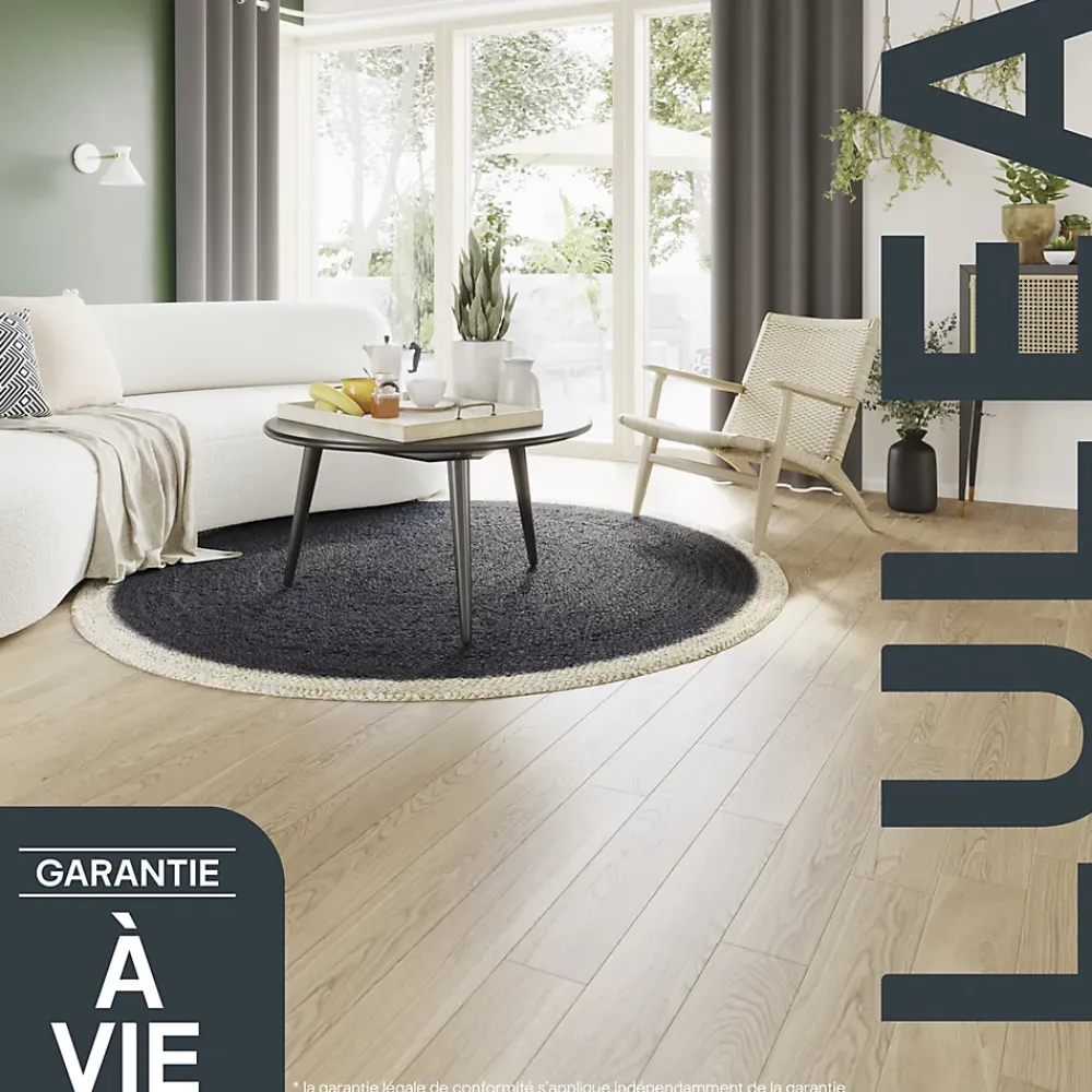 GoodHome Parquet Massif|Voir Tous Les Parquets<Parquet massif à coller Lulea L en chêne huilé naturel