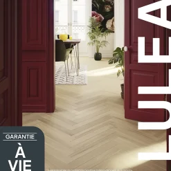 GoodHome Parquet massif à coller Lulea bâtons rompus en chêne huilé naturel- Parquet Massif|Voir Tous Les Parquets