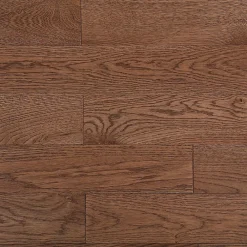 GoodHome Parquet massif à coller Skara S en chêne verni brun- Parquet Massif|Voir Tous Les Parquets