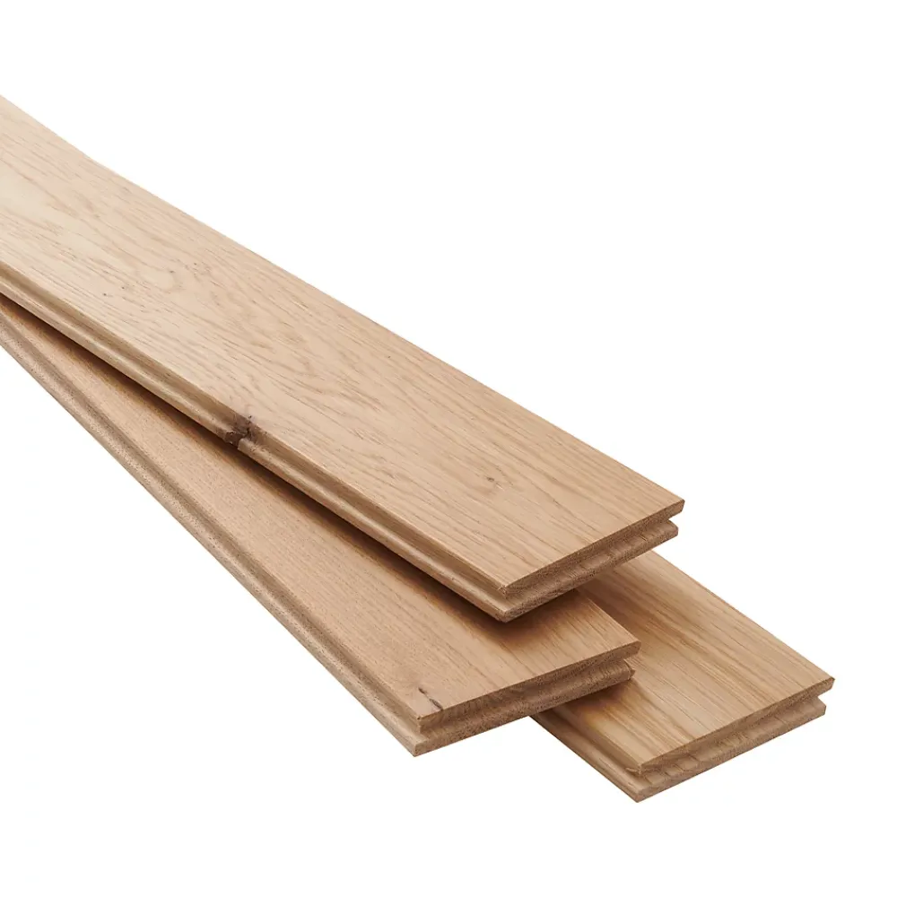 GoodHome Parquet Massif|Voir Tous Les Parquets<Parquet massif à coller Visby S en chêne huilé blond