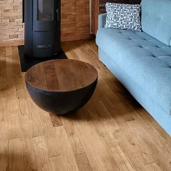 Deschaumes Parquet Massif|Voir Tous Les Parquets<Parquet Naofloor Chêne Massif Verni Naturel l. 11,5cm - Ep. 13mm - Fabrication Française - Choix Authentique