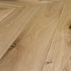 Premibel Parquet Parquet Point de Hongrie Chêne contrecollé verni brossé Rustique Naturel Manchester 125x15X780mm - 4mm de couche d'usure- Parquet Contrecollé|Voir Tous Les Parquets