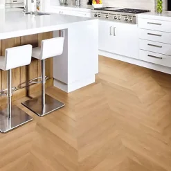 Premibel Parquet Parquet Point de Hongrie Chêne contrecollé verni brossé Pr Bis Naturel Cheltenham 125x15X780mm - 4mm de couche d'usure- Voir Tous Les Parquets|Parquet Contrecollé