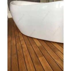 Aelle Carrelage Parquet pont de bateau avec joint de PU intégré en teck indonésien massif INES- Parquet Massif|Voir Tous Les Parquets