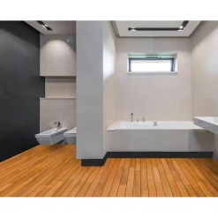 Aelle Carrelage Parquet pont de bateau avec joint de PU intégré en teck indonésien massif INES- Parquet Massif|Voir Tous Les Parquets