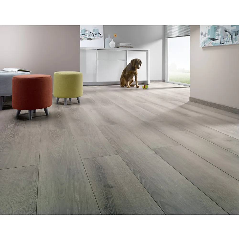 Eiffel art construction Parquet stratifié 8 mm GRIS BUILDING - OSMOZE- Parquet Massif|Voir Tous Les Parquets
