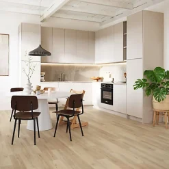 Décoweb Parquet vinyle rigide Ultime - Pose clipsable - Chêne clair - Paquet de 2,196 m²- Sol Stratifié