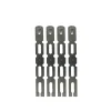 Acbat Pattes de fixation pour fenêtre et baie vitrée coulissante alu (lot de 4)- Accessoire Pour Fenêtre