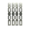 Acbat Pattes de fixation pour fenêtre et porte fenêtre alu bois (lot de 4)- Accessoire Pour Fenêtre