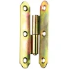 QCL Paumelle espagnole droite bichromatée 100 x 50 mm- Accesoire Pour Volet