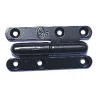 QCL Paumelle noire ronde Afbat 110 x 55 mm droite- Accesoire Pour Volet
