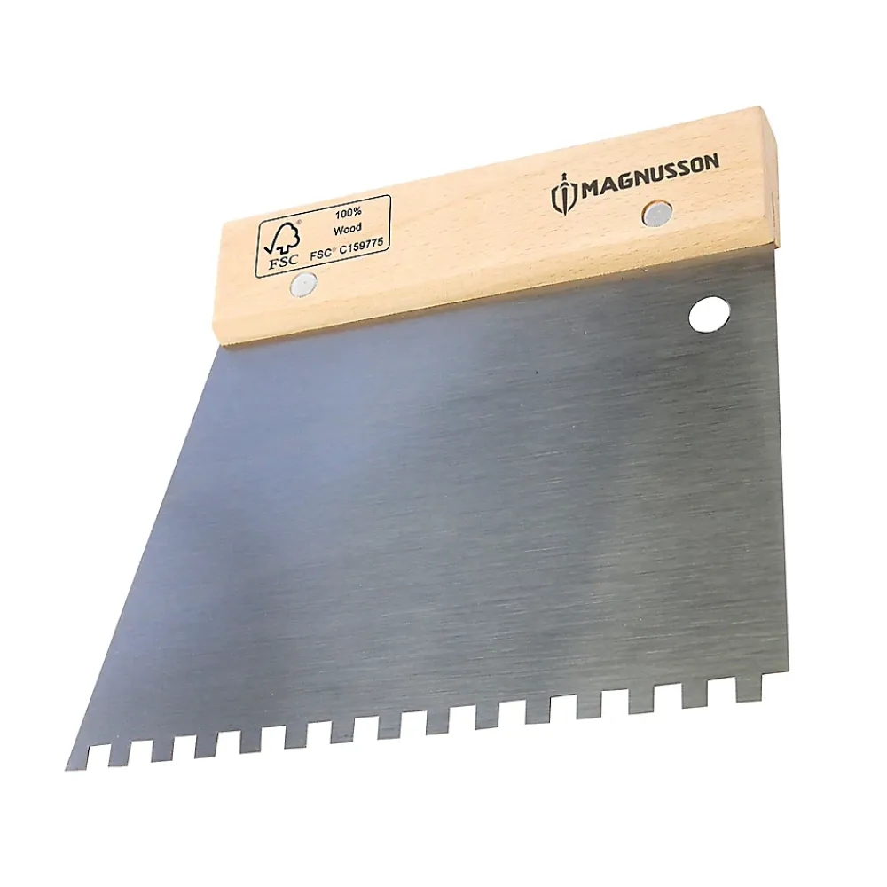 Magnusson Peigne à colle carrelage 18cm U 6mm- Outils Du Carreleur
