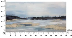 Mauro Ferretti Peinture sur toile abstraite multicolore cm 120x2,8x60- Panneau Tasseau Bois