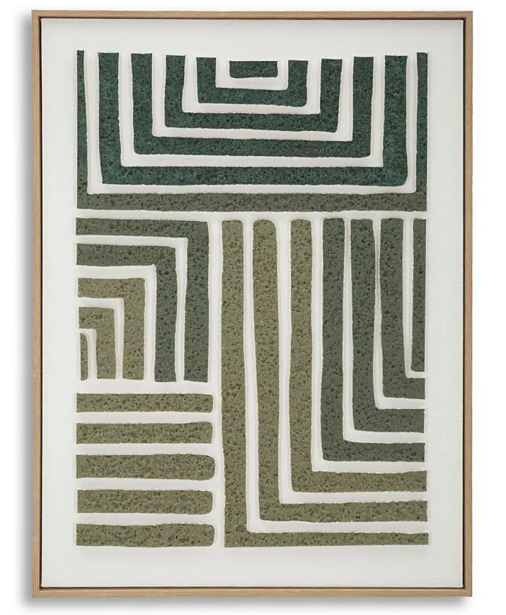Mauro Ferretti Peinture sur toile avec cadre cm 60x2,9x80- Panneau Tasseau Bois
