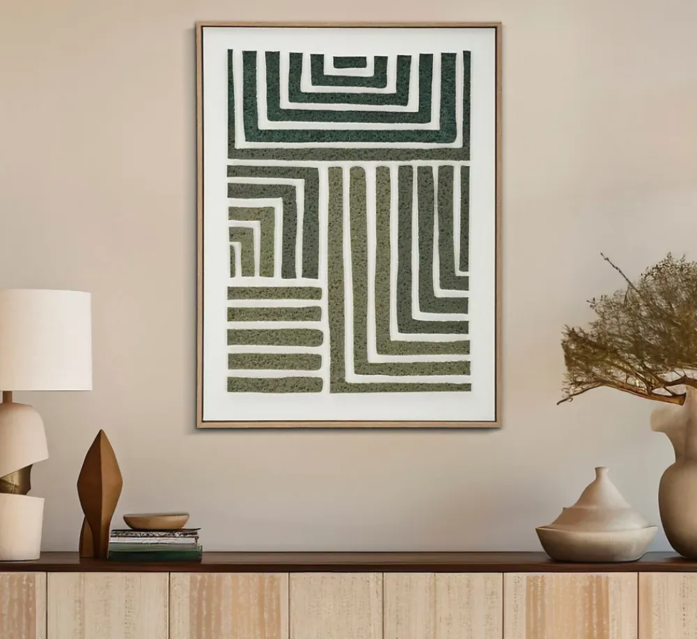 Mauro Ferretti Peinture sur toile avec cadre cm 60x2,9x80- Panneau Tasseau Bois