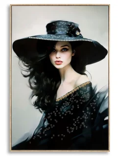 Mauro Ferretti Peinture sur toile laquée avec cadre 62x4x92 cm- Panneau Tasseau Bois