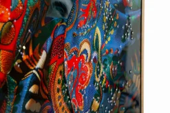 Mauro Ferretti Peinture sur toile laquée avec cadre 52x4x102 cm- Panneau Tasseau Bois