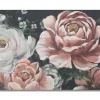 Mauro Ferretti Peinture sur toile multicolore fleurs cm 120x3,7x60- Panneau Tasseau Bois