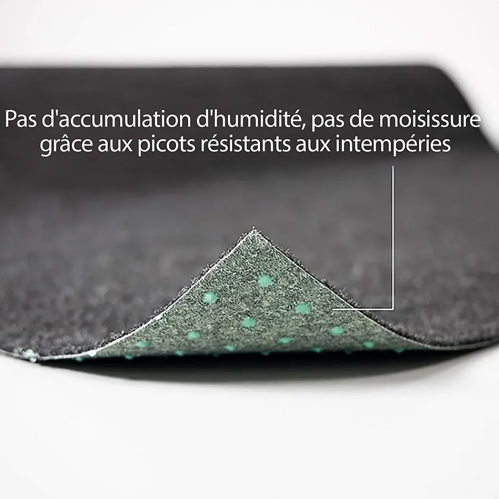 Floordirekt Pelouse synthétique Farbwunder Pro Noir 67 x 50 cm- Moquette|Moquette