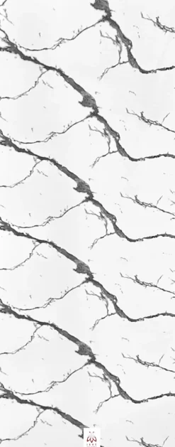 Ikhemalarka Panneau Mural Décoratif<PET - PVC Film autocollant panneaux muraux 3D imitation marbre revetement en rouleau 60x300 cm decor aspect marbre (YP-117)