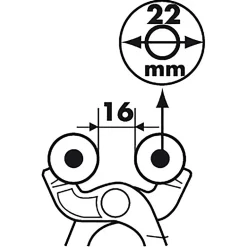 Mejix Outils Du Carreleur<Pince À Molettes 180135 - Ouverture Max 16 Mm - Longueur 200 Mm