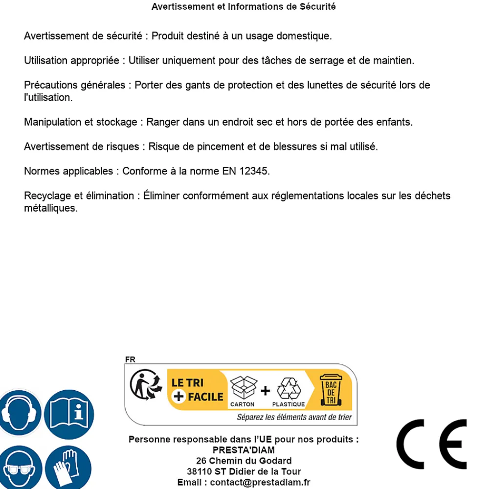 Beast Pince Métal Réglable pour Cale 23 mm de Croisillons Autonivelants - 235 mm - Utilisation Polyvalente -- Outils Du Carreleur