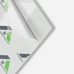 Polycarbonate-Plexi Plaque de PVC Alimentaire 3mm Blanc 3000x1500mm- Panneau Mural Décoratif