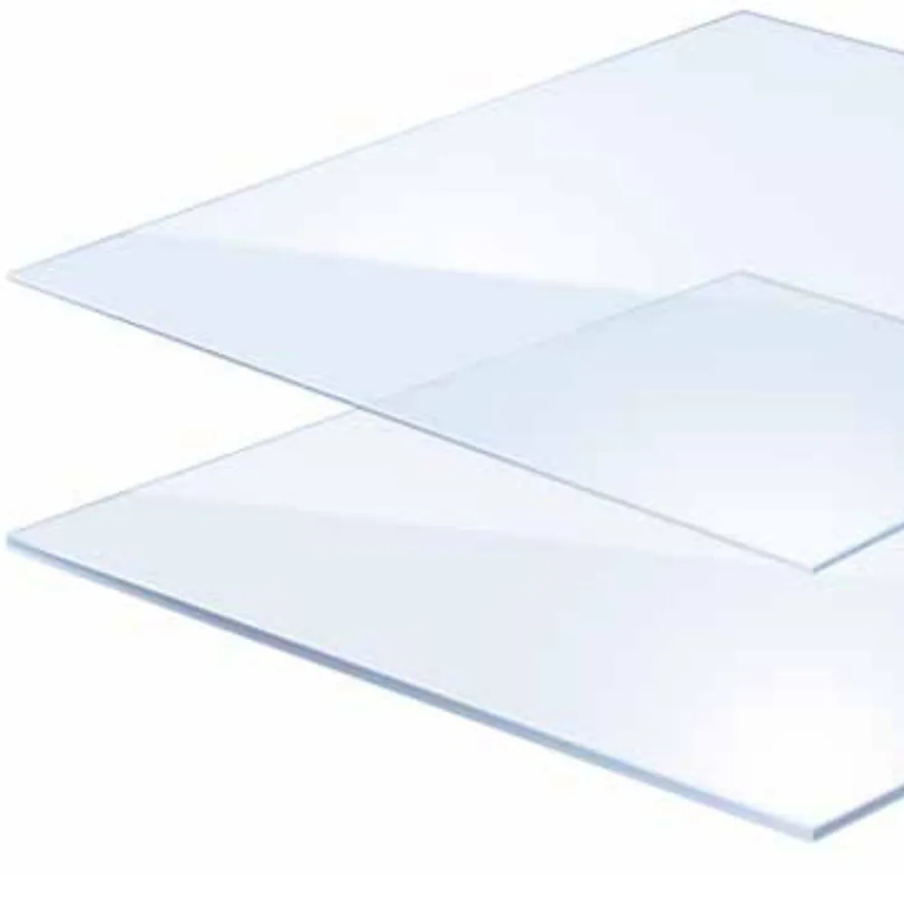 Sedpa France Verre Synthétique<Plaque de verre synthétique Polyglass clair lisse translucide 100x100 cm ép. 2mm Sedpa
