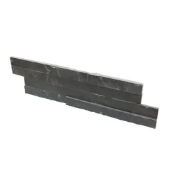 Modulo Plaquette de parement pierre naturelle - NATIMUR BLACK - - 0,54m² - intérieur/extérieur- Plaquette De Parement|Plaquette De Parement