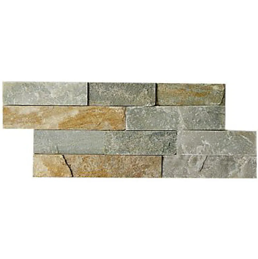 Plaquette De Parement|Plaquette De Parement<Plaquette de parement Briconature pierre naturelle beige (vendue au carton)