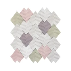 Modulo Plaquette De Parement|Plaquette De Parement<Plaquette de parement effet 3D - NAVARO WHITE - - 0,53m² - intérieur