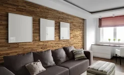 Wwd Plaquette de parement en bois effet 3D A PRIORI - Bois récupéré - 72 x 10cm - 14 panneaux - 1m²- Plaquette De Parement|Plaquette De Parement