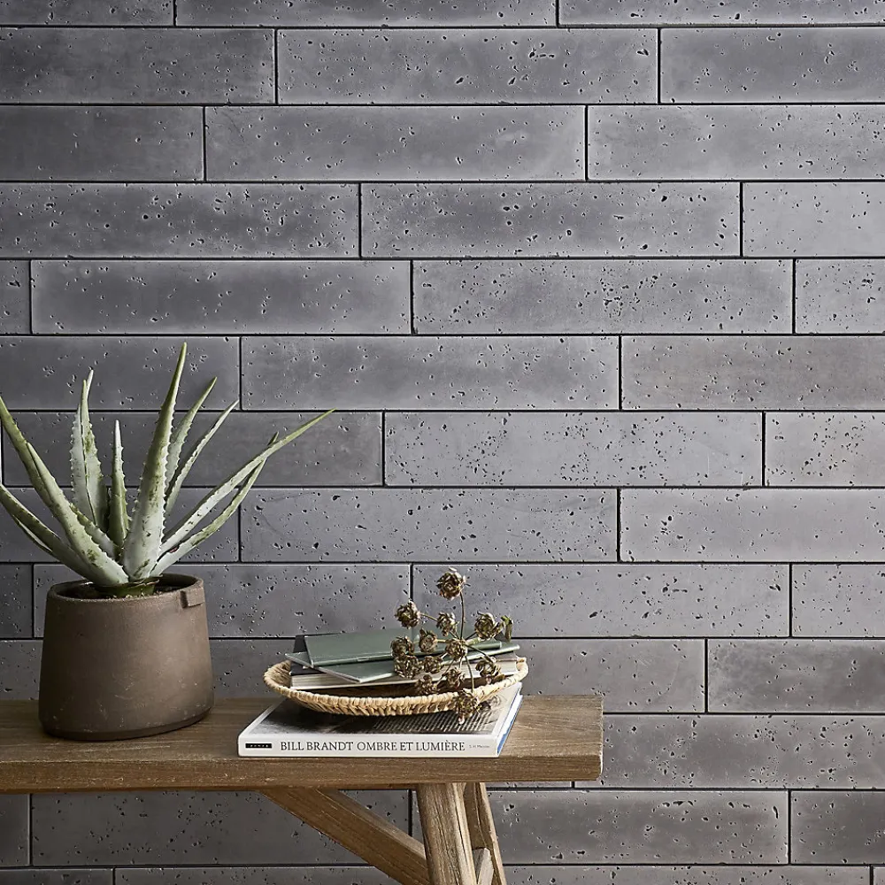 Lithos Plaquette de parement Fara béton gris- Plaquette De Parement|Plaquette De Parement