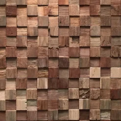 Plaquette de parement intérieur Ultrawood Square bois coloris naturel (vendu à la pièce)- Plaquette De Parement|Plaquette De Parement