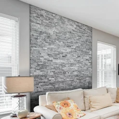 Modulo Plaquette De Parement|Plaquette De Parement<Plaquette de parement pierre naturelle - NATIMUR MINERAL GREY - - 0,468m² - intérieur/extérieur