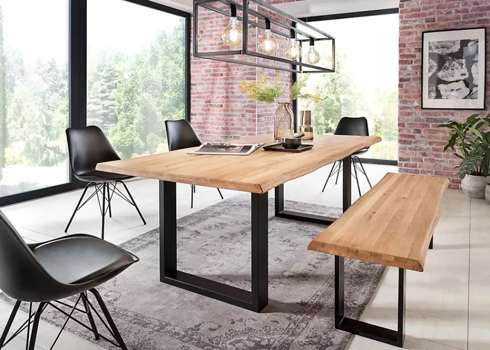 Plateau banc chêne 200 x 35 cm, ép.40 mm- Plateau De Table