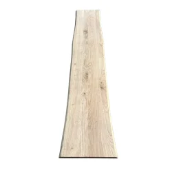 Wood&Sens Plateau banc Chêne Pré-huilé Bords Naturels, L.200 cm x l.35 cm, Ep. 40 mm- Plateau De Table