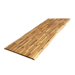 Wood&Sens Plateau De Table<Plateau de Table Acacia bord naturel pré-huilé Teck, L.180 cm x l.80 cm, Ep.26 mm