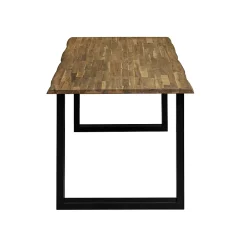 Wood&Sens Plateau De Table<Plateau de Table Acacia bord naturel pré-huilé Teck, L.180 cm x l.80 cm, Ep.26 mm