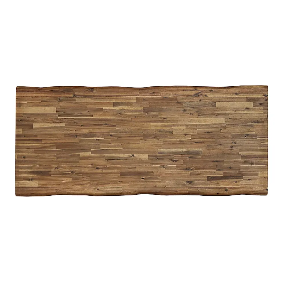 Wood&Sens Plateau De Table<Plateau de Table Acacia bord naturel pré-huilé Teck, L.180 cm x l.80 cm, Ep.26 mm